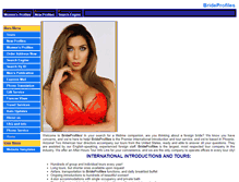Tablet Screenshot of brideprofiles.com